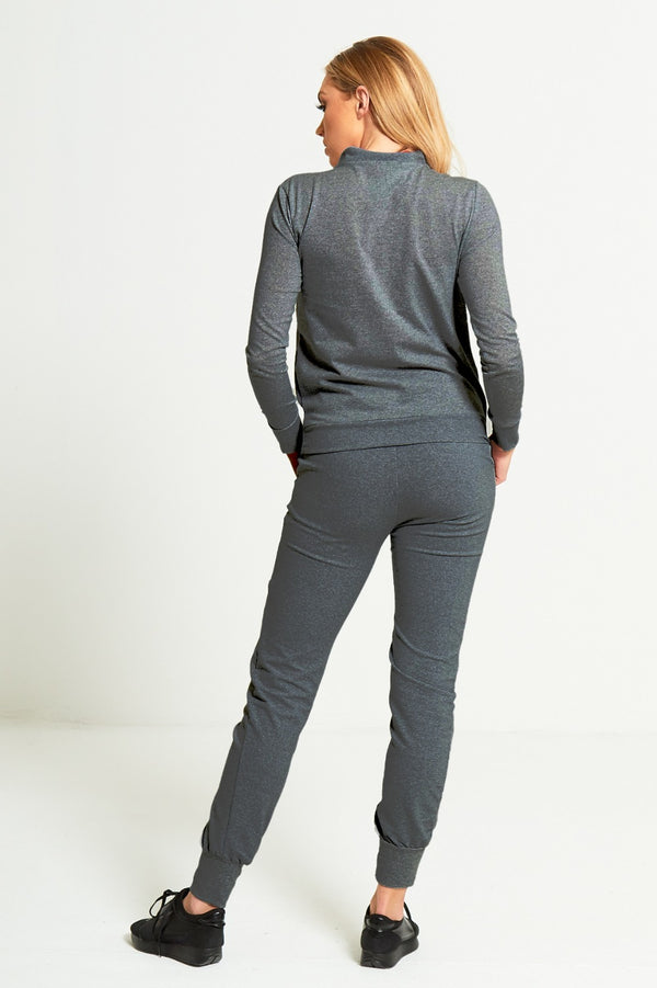 Charcoal Boss Lady Customized Tracksuit