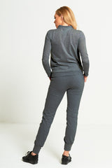 Charcoal Boss Lady Customized Tracksuit