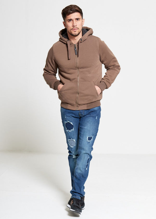 Mens Distressed Denim Frayed Jeans