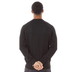 Mens Grey With Black Ratcliffe Crew Neck Jumper