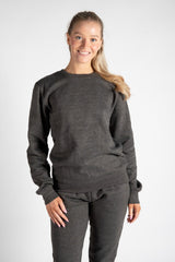 Dark Grey Fleece Oversize Pullover Tracksuit
