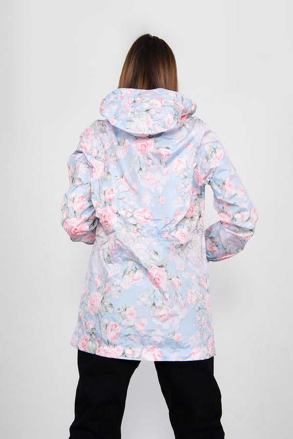 Blue Floral Print Festival Mac