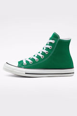 Green High Top Canvas Trainers