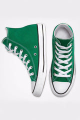 Green High Top Canvas Trainers