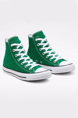 Green High Top Canvas Trainers
