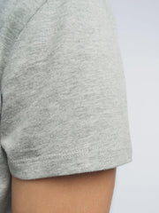 Grey Design Ultimate T-Shirt With Crew Neck
