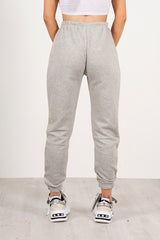 Grey Marl Cuffed Basic Joggers 
