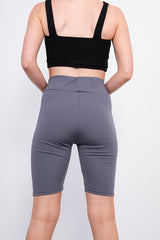 Grey Double Stripe Cycling Shorts