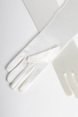 Ivory Satin Glam Gloves 