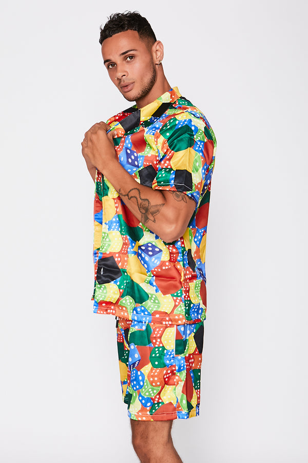 Multi-Colour Abstract Printed Set 
