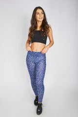 Royal Blue Spot Print Legging 