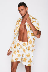 Yellow Rose Printed Set 