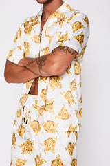 Yellow Rose Printed Set 