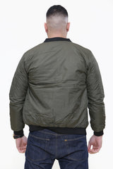 Mens Khaki Bomber Jacket