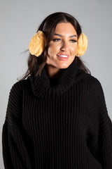 Mustard Faux Fur Ear Muffs