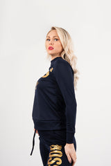 Navy Boss Lady Customized Tracksuit