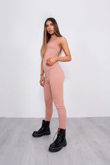 Nude Jersey Cami Scoop Neck Jumpsuit