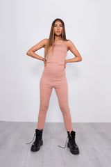 Nude Jersey Cami Scoop Neck Jumpsuit