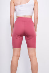 Pink Double Stripe Cycling Shorts