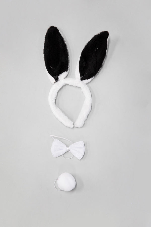 Black And White Bunny Set 