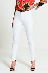 White Disco Skinny Jean