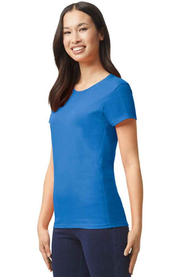 Royal Blue Design Ultimate T-Shirt With Crew Neck