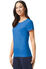 Royal Blue Design Ultimate T-Shirt With Crew Neck