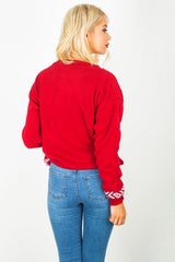 Red Merry Christmas Ya Filthy Animal Jumper